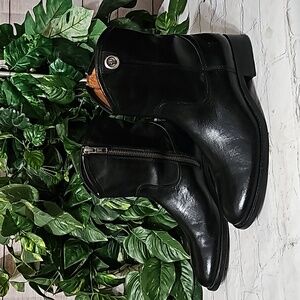 Frye Melissa Button Italian Leather Short Boots